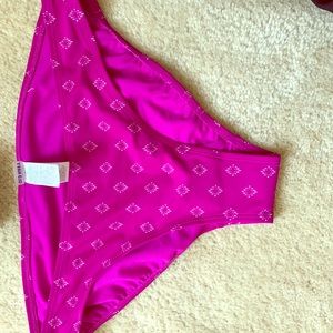 Purple swimsuit bottom